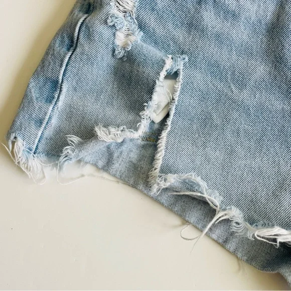 Agolde SIZE 31 Parker high rise distressed shorts - Picture 3 of 6